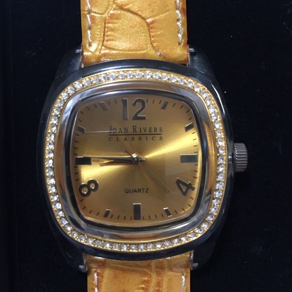 Joan Rivers classics collection wristwatch